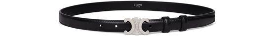 Small Triomphe belt in smooth calfskin by CELINE