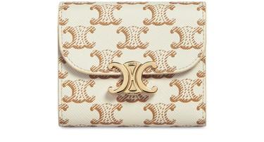 Small Triomphe wallet in Triomphe canvas by CELINE