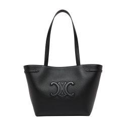 Small cabas Anaïs cuir Triomphe in grained calfskin by CELINE