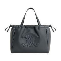 Small cabas Drawstring cuir Triomphe in smooth calfskin by CELINE