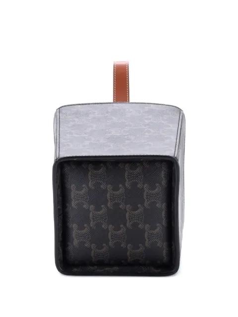Strap Box Top Handle Bag Triomphe Coated Canvas satchel by CELINE 