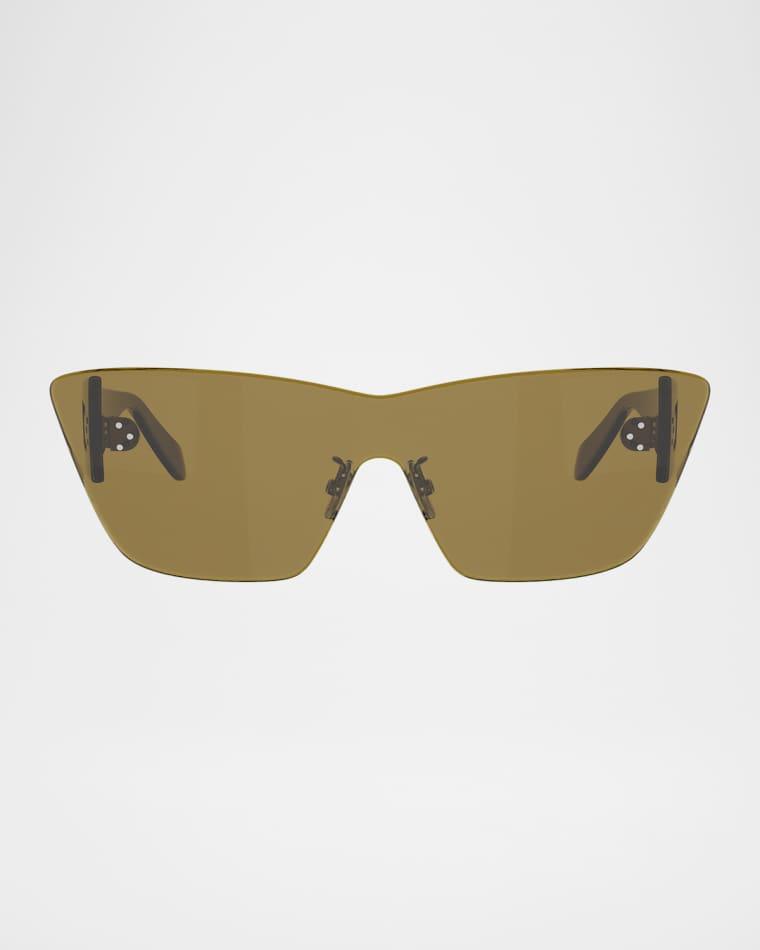 Sundown Shade Cat-Eye Shield Sunglasses by CELINE