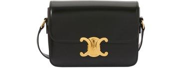 Teen Triomphe bag in shiny calfskin by CELINE