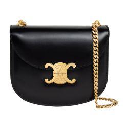 Teen chain besace Triomphe  in shiny calfskin by CELINE