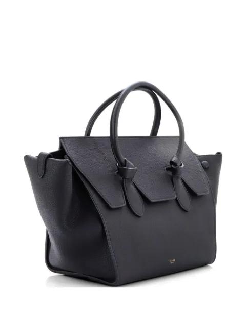 Tie Knot Grainy Leather Mini tote bag by CELINE 