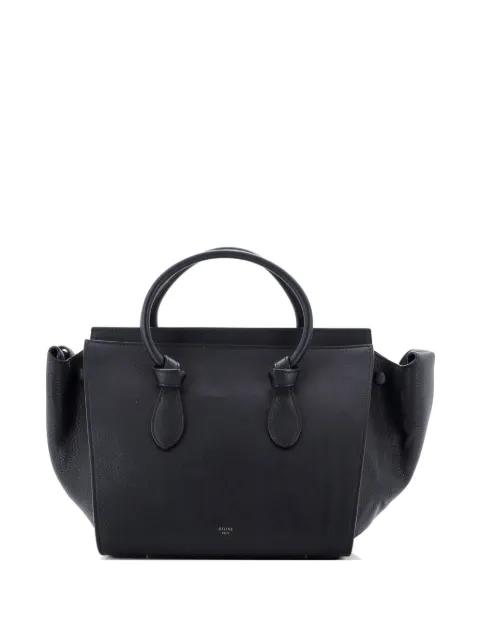 Tie Knot Grainy Leather Small tote bag by CELINE 