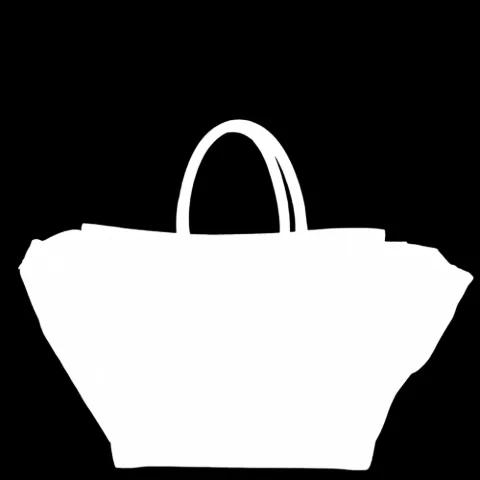 Tie leather tote bag by CELINE 