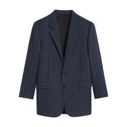 Tommy in striped wool jacket by CELINE