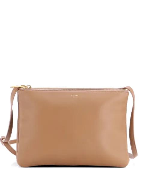 Trio Leather Large crossbody bag by CELINE 