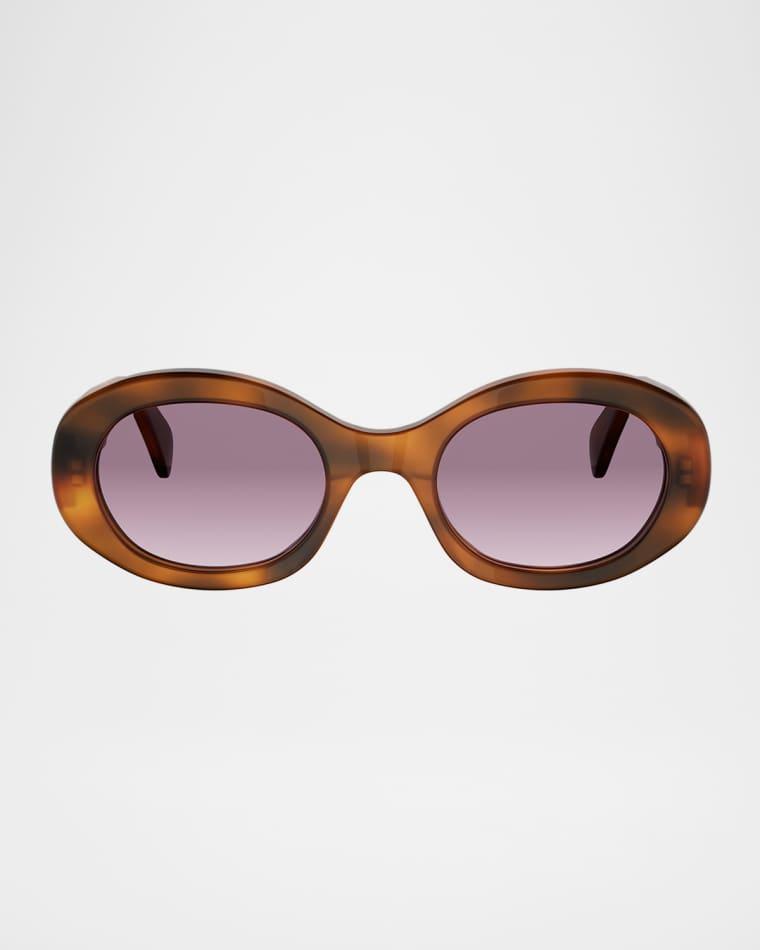 Triomphe 52mm Oval Sunglasses by CELINE