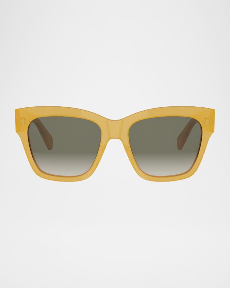 Triomphe 55mm Square Acetate Sunglasses by CELINE