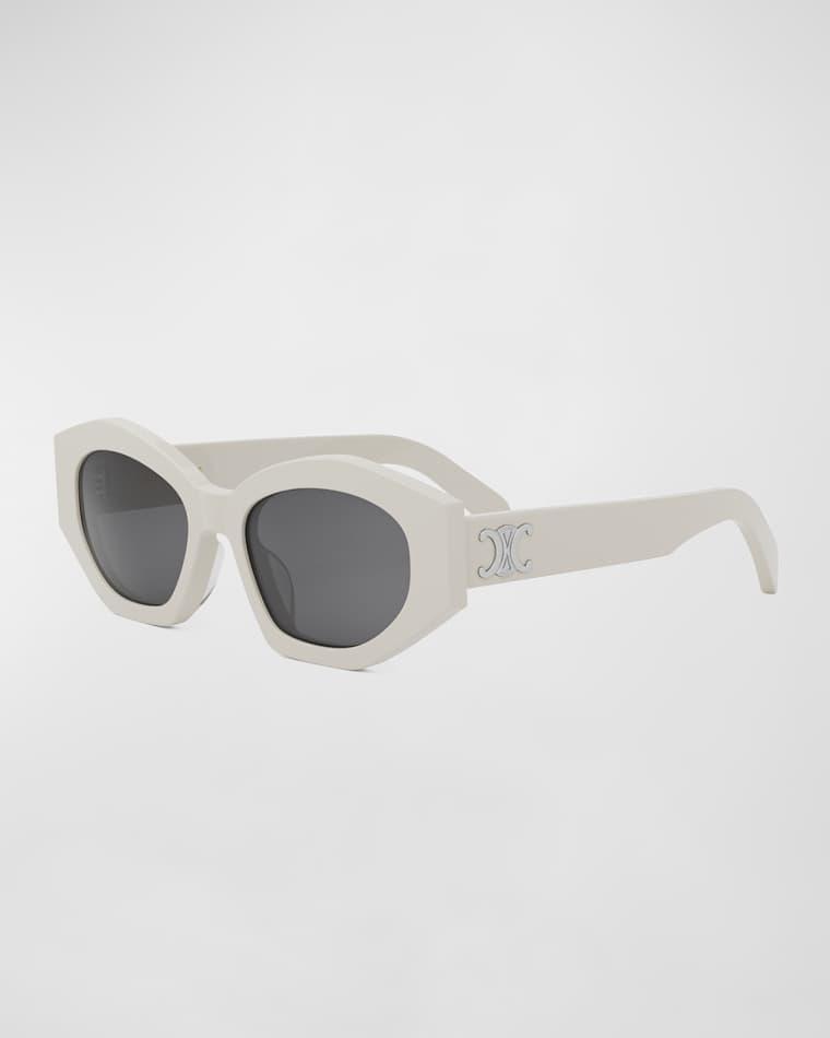 Triomphe Acetate Oval Sunglasses by CELINE
