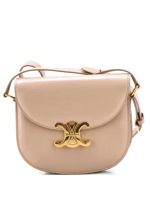 Triomphe Besace Clea Flap Bag Leather shoulder bag by CELINE 
