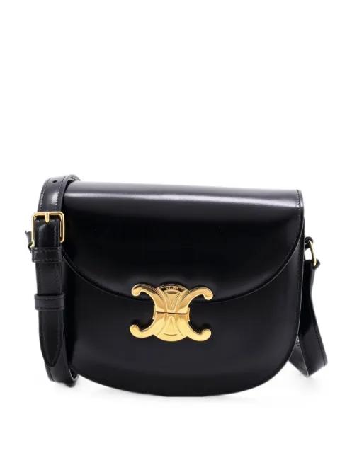 Triomphe Besace Clea Flap Bag Leather shoulder bag by CELINE 
