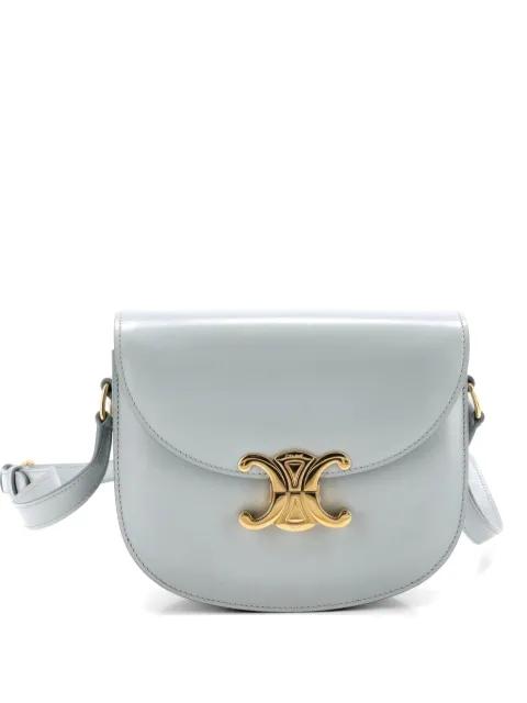 Triomphe Besace Clea Flap Bag Leather shoulder bag by CELINE 