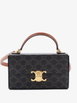 Triomphe Box Top Handle Bag Triomphe Coated Canvas satchel by CELINE Triomphe Box Top Handle Bag Triomphe Coated Canvas satchel by CELINE