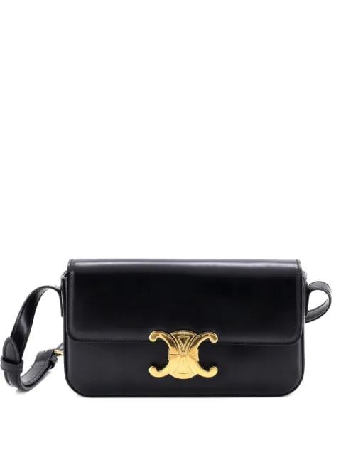 Triomphe East-West Smooth Calfskin shoulder bag by CELINE 