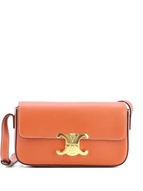 Triomphe East-West Smooth Calfskin shoulder bag by CELINE 