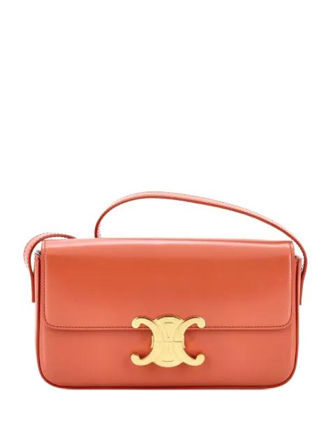 Triomphe East-West Smooth Calfskin shoulder bag by CELINE 