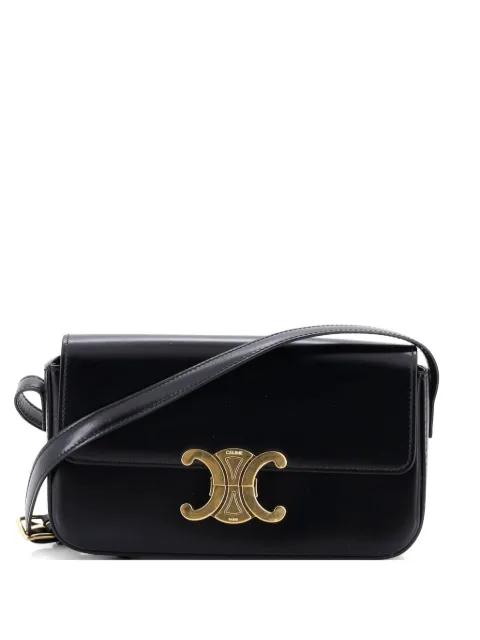 Triomphe East-West Smooth Calfskin shoulder bag by CELINE 