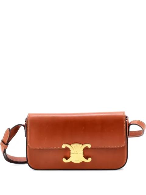 Triomphe East-West Smooth Calfskin shoulder bag by CELINE 