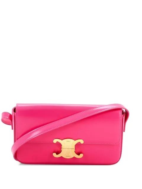 Triomphe East-West Smooth Calfskin shoulder bag by CELINE 