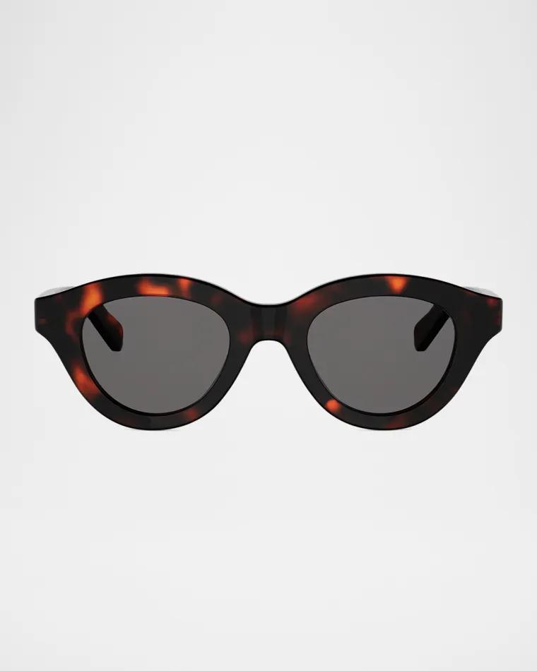 Triomphe Mini 47mm Round Sunglasses by CELINE
