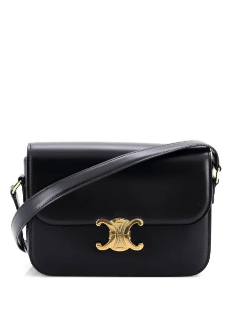 Triomphe Shoulder Bag Smooth Calfskin Medium crossbody bag by CELINE 