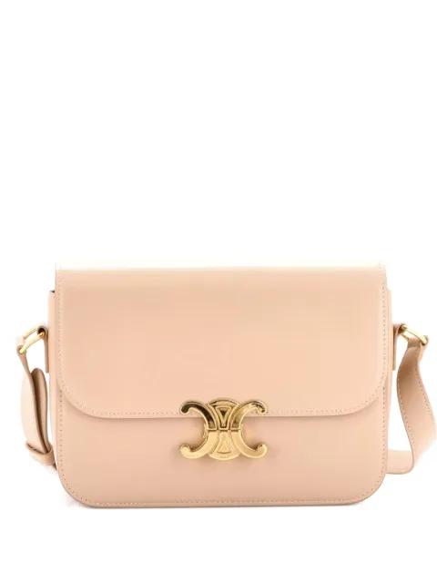 Triomphe Shoulder Bag Smooth Calfskin Medium crossbody bag by CELINE 