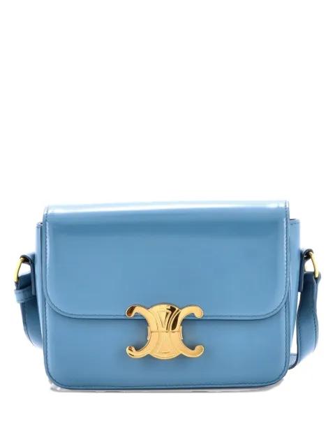 Triomphe Shoulder Bag Smooth Calfskin Teen crossbody bag by CELINE Triomphe Shoulder Bag Smooth Calfskin Teen crossbody bag by CELINE