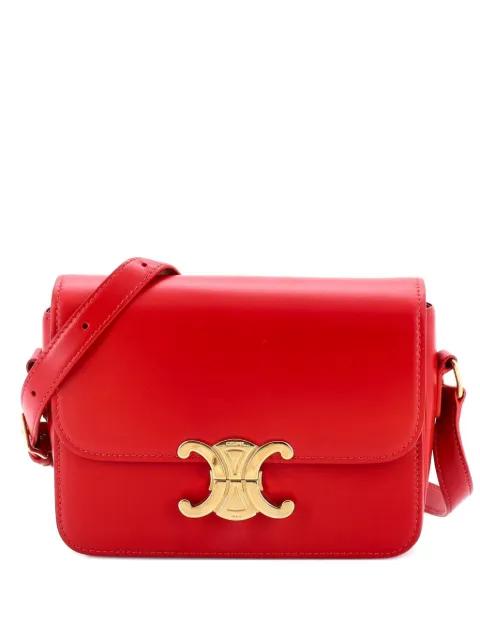 Triomphe Shoulder Bag Smooth Calfskin Teen crossbody bag by CELINE 