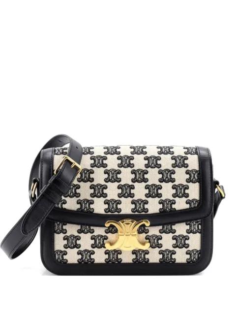 Triomphe Triomphe Canvas Medium shoulder bag by CELINE 