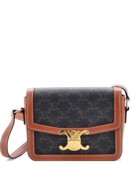 Triomphe Triomphe Coated Canvas Teen shoulder bag by CELINE 
