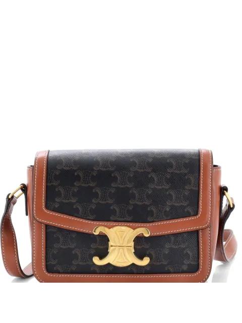Triomphe Triomphe Coated Canvas Teen shoulder bag by CELINE 