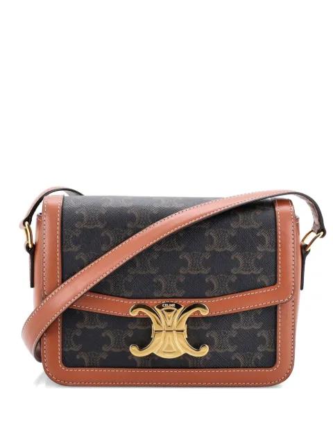 Triomphe Triomphe Coated Canvas Teen shoulder bag by CELINE 