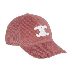 Triomphe baseball cap in corduroy by CELINE