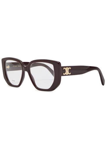 Triomphe butterfly-frame optical glasses by CELINE