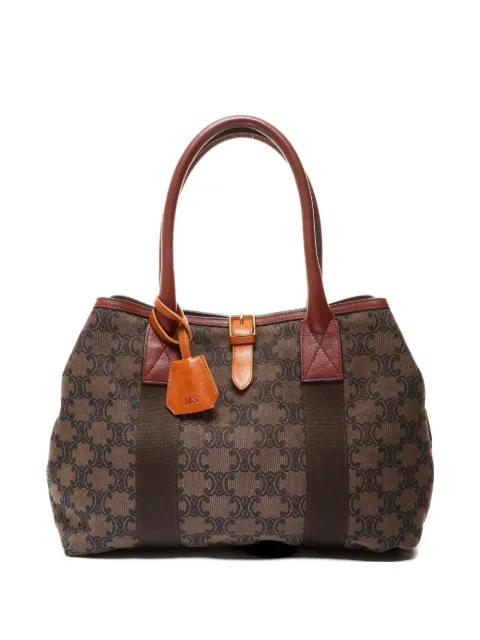 Triomphe canvas tote bag by CELINE 