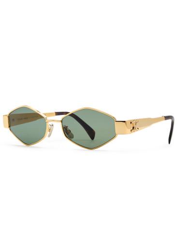 Triomphe hexagonal-frame sunglasses by CELINE