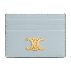 Triomphe in shiny calfskin card holder by CELINE