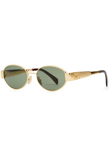 Triomphe round-frame sunglasses by CELINE