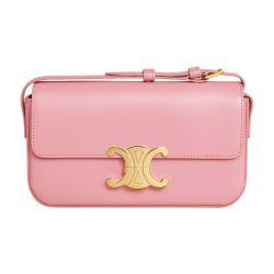Triomphe shoulder bag in shiny calfskin by CELINE