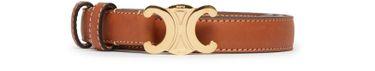 Triomphe small belt in natural calfskin by CELINE