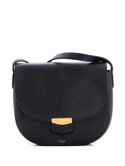 Trotteur Grainy Leather Medium crossbody bag by CELINE 