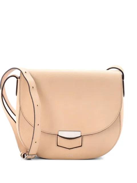 Trotteur Grainy Leather Medium crossbody bag by CELINE 
