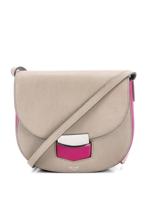 Trotteur Grainy Leather Small crossbody bag by CELINE 