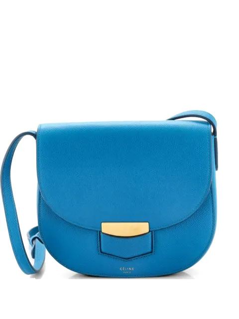 Trotteur Grainy Leather Small crossbody bag by CELINE 