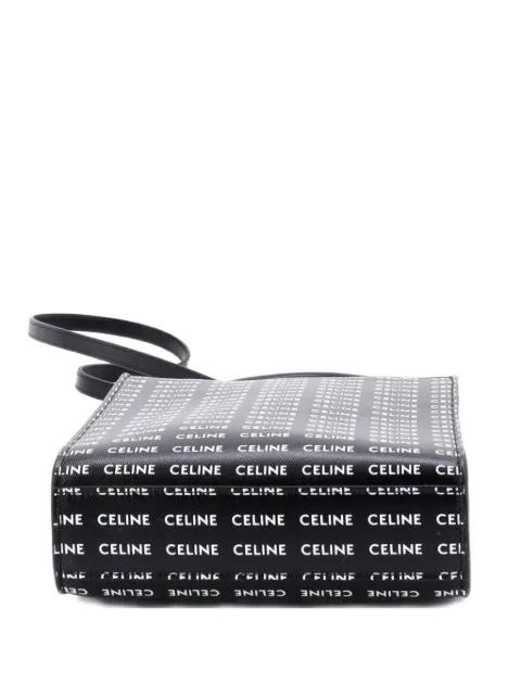 Vertical Cabas All Over Logo Print Leather Mini tote bag by CELINE Vertical Cabas All Over Logo Print Leather Mini tote bag by CELINE