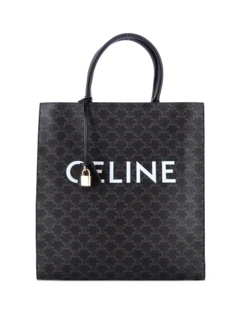 Vertical Cabas Triomphe Coated Canvas Large tote bag by CELINE 