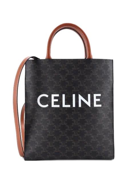 Vertical Cabas Triomphe Coated Canvas Medium tote bag by CELINE 